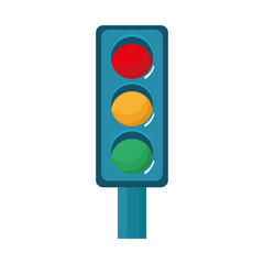 Poster - traffic lights semaphore