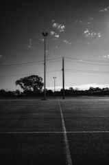 Wall Mural - Empty parking lot