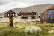 Rainy summer day in Bodie ghost town