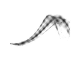 Abstract wave halftone background. Modern gradient halftone pattern vector illustration. Black and white Halftone dot art.