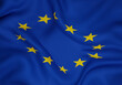 © hamzeh - European Union flag, center, top view