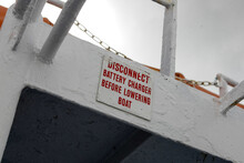 Sign On A DFDS Ferry