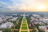 Fototapeta  - Aerial view of the United States Capitol Building in Washington, District of Columbia, USA