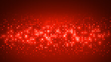 Abstract Dot Red Pattern Gradient Texture Technology Background.