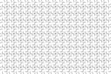 Poster - Seamless flat pattern seamless in geometric ornamental style