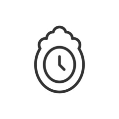Aufkleber - Simple clock line icon.