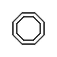 Poster - premium frame line icon for app, web and ui.