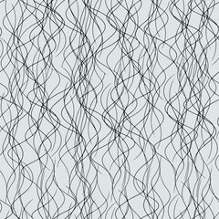 Canvas Print - seamless pattern with grunge line and shapes