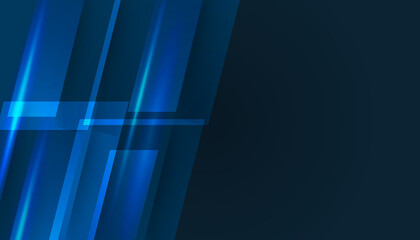 vector banner design, illustration technology with geometric pattern over dark blue background. mode
