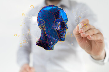 Poster - Brain head human mental idea mind
