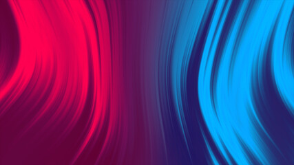 Poster - Liquid red and blue color abstract background. Fluid gradient animation 4k