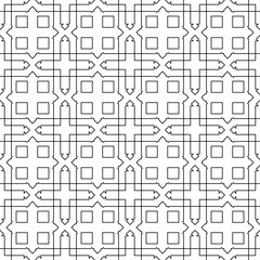 Aufkleber - Crosses and four squares carcass pattern in vector.