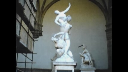 Poster - Italy 1974, Michelangelo statue in Florence in 70's