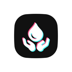 Sticker - Blood Donation - App Icon Button