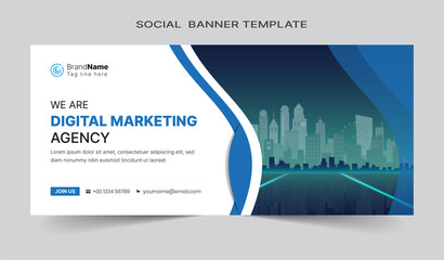 social media cover vector templates fully editable, advertising design, web banner template