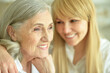 © aletia2011 - Portrait of Senior woman with daughter at home