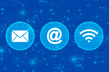 Poster - 2d illustration WiFi symbol sign
