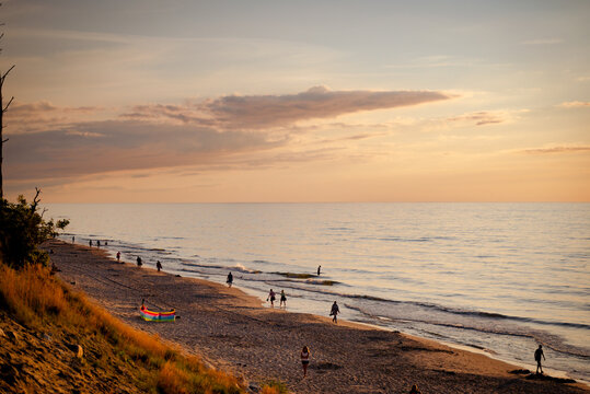 Sunset Baltic sea
