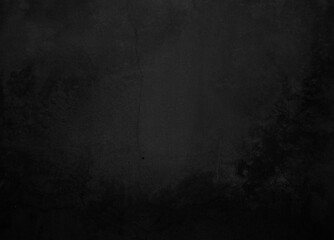 Poster - Old black concrete or wall texture with distressed background design