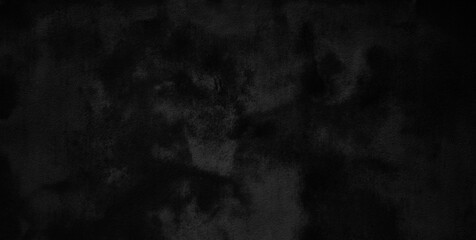 Poster - scary dark walls, slightly light black concrete cement texture for background