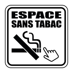 Sticker - Logo espace sans tabac.