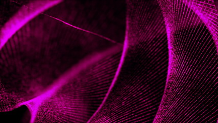Poster - Abstract textured background with excellent shape and light particles, computer generated light effects. 3D rendering digital backdrop