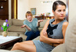 © JackF - Elderly mother and adult daughter scandal in domestic interior. High quality photo
