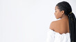 © golubovy - african beauty cosmetology banner care spa woman