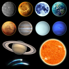 Wall Mural - galaxy diorama - elements of this image furnished by nasa