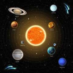 Wall Mural - galaxy diorama - elements of this image furnished by nasa