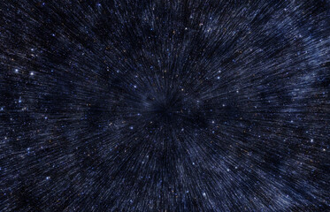 Wall Mural - starry sky - elements of this image furnished by nasa