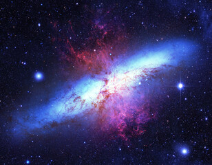 Wall Mural - Gorgeous Galaxy - Elements of this Image Furnished by NASA