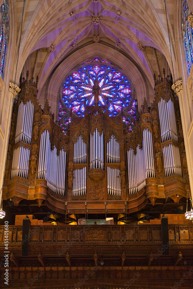New York St Patrick S Cathedral ニューヨークのセント パトリック大聖堂 Wall Mural Yasuki