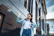 © splitov27 - Angry screaming business woman in an urban location. Lifestyle. Stress, depression
