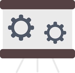 Gear Flat Vector Icon Design