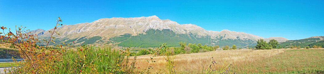 Poster - Panorama of Gran Sasso mpountains in Italy