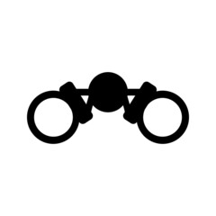 Poster - Unique Binoculars Vector Glyph Icon