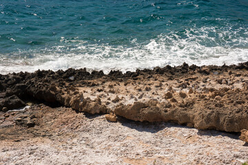 Wall Mural - Panorama with sea view on Daskalio gulf in Keratea in Athens in Greece