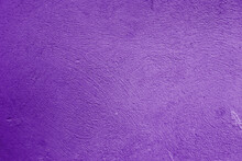 Closeup Of Purple Textured Grunge Background. Purple Wall