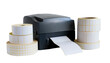 © Olena Poberezhna - Printer for printing information, advertising, barcodes on self-adhesive labels