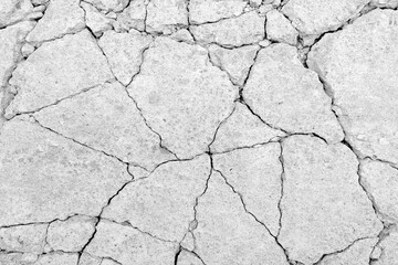 Cracked concrete texture background Abstract concept.