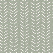 African brush stroke mud cloth fabric pattern. Ethnic boho seamless vector pattern in sage green and beige, tribal.