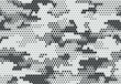 © Алексей Панков - Seamless camouflage pattern. Repeating digital dotted hexagonal camo military texture background. Abstract modern fabric textile ornament. Vector illustration.