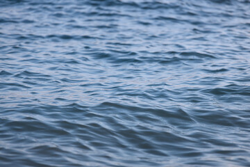 Canvas Print - the sea close-up. water texture. water surface with waves