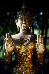 Wall Mural - Golden buddha In Wat Chet Yot, seven pagoda temple in Chiangmai