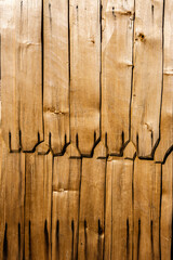 Wall Mural - Texture of wooden tile roof