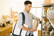 © AntonioDiaz - Young man choosing organic products