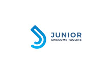 Letter J Creative Simple And Line Art Minimal Corporate Logo