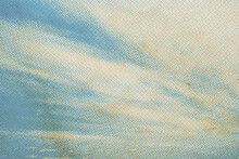 Retro Sky Pattern On Old Paper