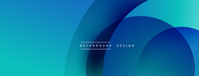 Abstract Overlapping Lines And Circles Geometric Background With Gradient Colors